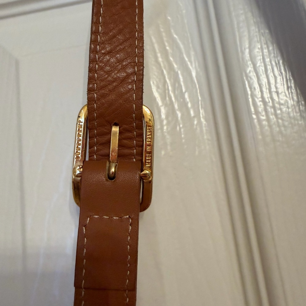 Longchamp Elegant Brown and Cream Crossbody shoulder Bag - Picture 6 of 9